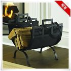 0010007867315 Ple Sant He Rth Fireplace Log Holder With Tote Carrier Bin Firewood Storage Rack Wood Basket 872076020851