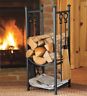 00114053 Fireplace Accessories Fire Wood Storage Rack Bin Tools 747925114053