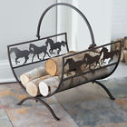 050262334603 Horse Silhouette Firewood Basket