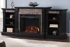 0815008021083 Corwin Electric Fireplace Bookcase Tv Stand Logs An