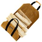083398914241 Angry Beaver Waxed Canvas Firewood Carrier Log Tote
