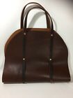 1 The Grey Fox Leather Co Firewood Log Carrier 0635414833014