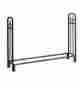 10115 Plow Hearth Log Holders Large Decorative Heavy-duty Steel Wood Rack