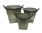 10279 Wilco Set Of Metal Rectangle Log Basket