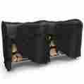 1041-glfp1012 Gibson Living Firewood Rack Cover Weatherproof Waterproof Outdoor Wood Pile Weather Protection 799872869319