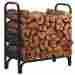 118513 Outdoor Log Rack Chimney Fire Place Pit Wood Storage Holder Organizer Carrier Us 0791756118513