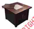 119011 9011 Az Patio Heaters Propane Fire Pit Table Heater Warm Cozy Deck Bronze Outdoor Fireplace Door 708215119011
