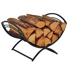 12073gy4dtc Patio Watcher Decorative Firewood Holder Folding Rack Log Storage Fireplace