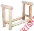 1301003 Rustic Natural Cedar Furniture Company 3 Ft Living Room Firewood Storage Rack By