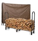 13438 Plow Hearth Large Steel Log Rack Cover Set