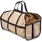 1411 Plow Hearth Home Dcor Canvas Log Carrier Tan 053648254694