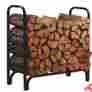 152034 Panacea Wood Storage Rack Outdoor Firewood Log Holder Fireplace Accessories Patio Decor 093432152034