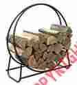 15209 Panacea Firewood Storage 40 Indoor Outdoor Wood Stack Organizer Steel Log Hoop 885680825545