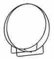 15210 Panacea 40 Inch Solid Steel Log Hoop 1