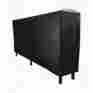 0934320 15214 Panacea Black Vinyl Log Rack Cover Indoor And Outdoor 42 In W X 96 093432152140