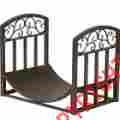 93432159194 159194 Panacea Firewood Log Holder Fireplace Accessories Indoor Fire Wood Kindling Storage Rack