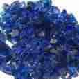 1594-5 Arctic 1 2in Blue Diamond Reflective Flame Glass New 609722670166