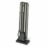 18039 Contemporary Fireplace Tool Set Lb Matte Black