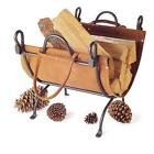 7675954 18518 Pilgrim Folding Log Carrier Vintage