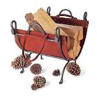 18519 Pilgrim Folding Log Carrier-burnished 609408248252