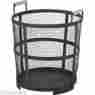 Wf-15704 19-inch Home Impressions Black Round Fireplace Log Basket 009326453385 Wf-15704 19-inch Home Impressions Black Round Fireplace Log Basket 009326453385
