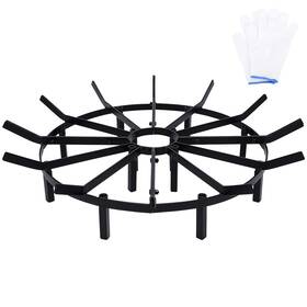 Omf22-195-28 1more Fire Pit Grate Log Fireplace 28 Inch Heavy Duty Round Firep