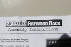 90144 2-pack Finley 2x4 Firewood Basics Rack Black S4937
