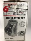206100 Selkirk Insulated Chimney Tee With Cap In Stainless 053713130687