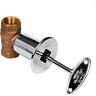 2122326 Hpc Chrome Manual Gas Key Valve Btu New