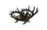 3812577 22404 Meyda Tiffany Moose Antler Log Holder In Black 705696224043