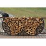 23418 Shelterit Double Round Firewood Log Rack With Kindling Kit