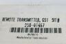 250-01457 Unbranded Remote Transmitter Sit