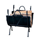 2502 Branded Deluxe Wood Log Holder