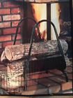 27-103-0 Christen Vtg Fireside Log Holder By Holds Logs Fits On