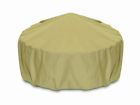 2d-fp36005 Two Dogs Designs Fire Pit Cover Khaki 840594099116