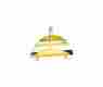 X800050 30723 Achla Wood Basket In Brass Id