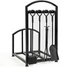 313038315344 Firewood Log Rack With Tools Set