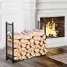 313055676688 Heavy Duty Firewood Log Rack For Fireplace Stove