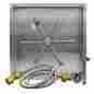 32-inch Firegear Square Burning Spur Natural Gas Fire Pit Burner Kit