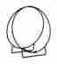 W-1836 36-inches Uniflame Black Metal Hoop Log Rack Round Id 7437