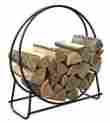 37328 Panacea Firewood Holder 40 Inch Steel Loop Log Storage Indoor Outdoor Round Rack Campfir 747925137328