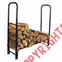 Qx-4lr-m 4-foot Sunnydaze Decor Firewood Log Rack Carriers Or Holders 819804015987