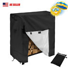 4 Ft Unbranded Outdoor Log Rack Firewood Cover Waterproof 636431885604