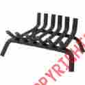 4-inch Alpine Flame G Series 27 1 Zero Clearance Style Black Steel Bar Grate