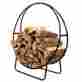 Qx-40lh-m 40-inch Sunnydaze Decor Steel Firewood Log Hoop 819804016038