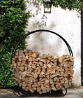 40308 Large Firewood Rack Decor Circular Patio Stove Firepit 753122740308