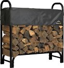 40556 Unbranded Firewood Rack With Cover Heavy Duty Storage 715537440556