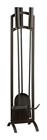 4581906 Panacea Black Fireplace Tool Set 093432158913