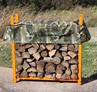 48wrc-camo-brown Woodhaven Firewood Brown Rack Mossy Oak Cover