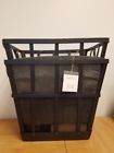 490851000302 Threshold Fireplace Log Bins Matte Black Dm